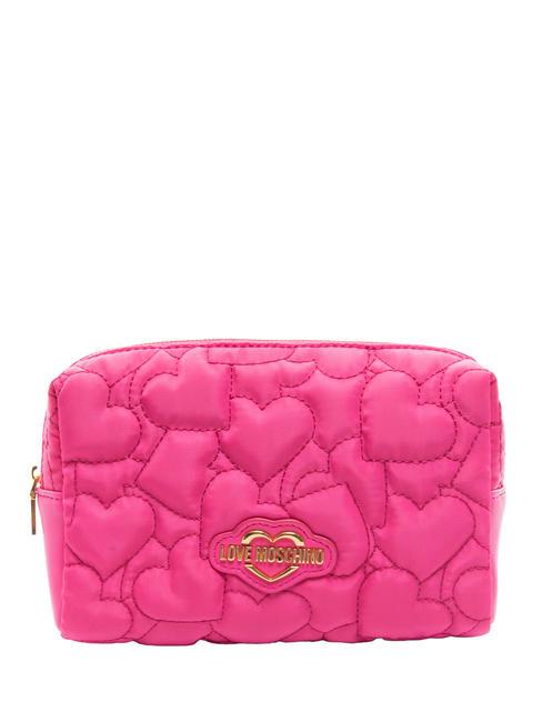 LOVE MOSCHINO PUFFY HEART Beauty case fuxia - Beauty Case