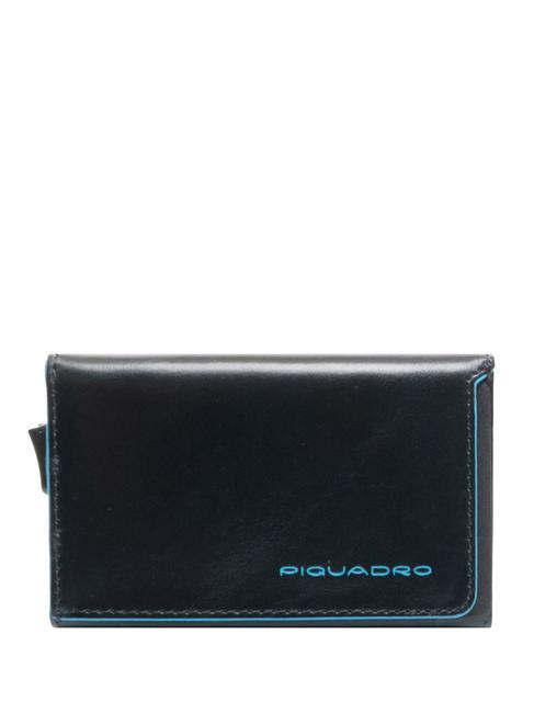 PIQUADRO BLUE SQUARE  Portacard slide system blu - Portafogli Uomo