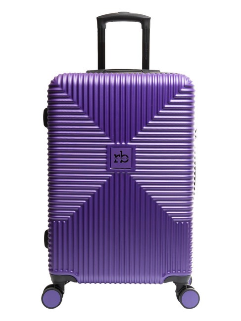 ROCCOBAROCCO ADVENTURE Trolley misura media purple - Trolley Rigidi