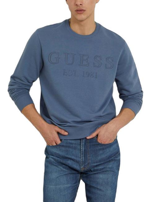 GUESS BEAU Felpa girocollo mojave stone - Felpe Uomo