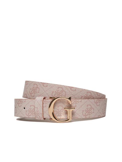 GUESS EMERA LOGO Cintura accorciabile blush logo - Cinture