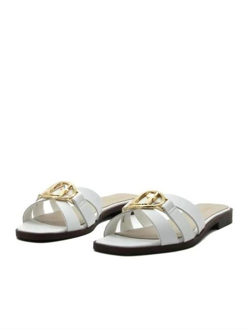 GUESS SYMO  Sandali in pelle white - Scarpe Donna