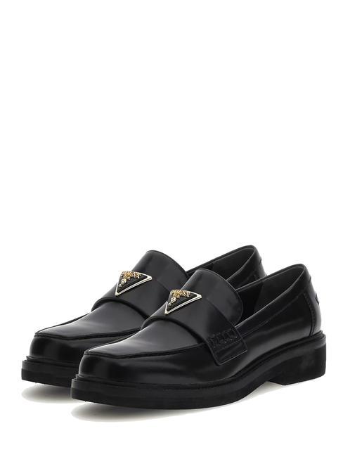 GUESS SHATHA Mocassino in pelle NERO - Scarpe Donna