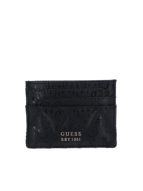 GUESS ADI Portacarte piatto NERO - Portafogli Donna