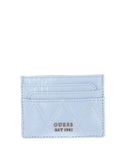 GUESS ADI Portacarte piatto sky blue - Portafogli Donna