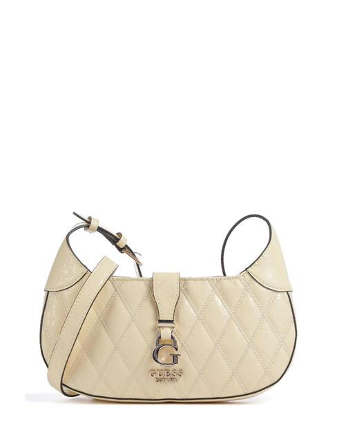 GUESS ADI Borsa doppia portabilità pale yellow - Borse Donna