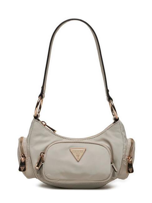 GUESS ECO GEMMA Borsa a spalla Taupe - Borse Donna