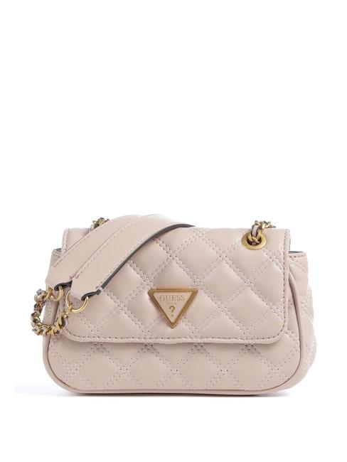 GUESS GIULLY  Mini Bag a tracolla light beige - Borse Donna