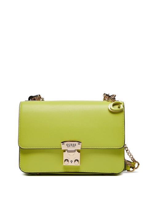 GUESS ELIETTE Convertible Mini Bag a spalla / a tracolla chartreuse - Borse Donna