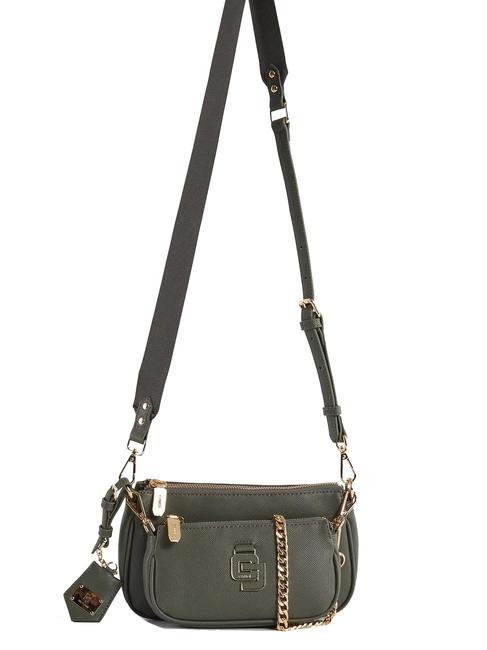 GAUDÌ CARRIE Borsa con pochette staccabile MILITARY - Borse Donna