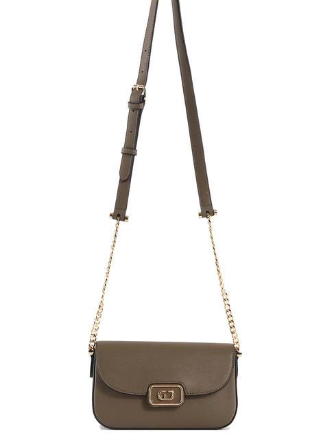 GAUDÌ CLAIRE Borsa a tracolla con flap taupe - Borse Donna