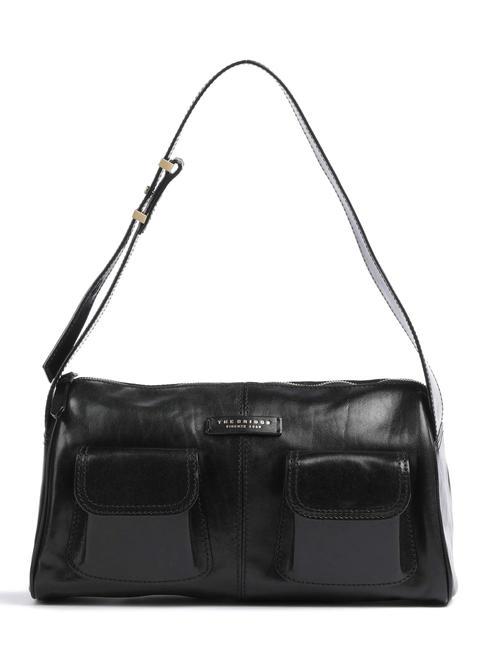 THE BRIDGE FLORA  Borsa a spalla, in pelle Nero Oro - Borse Donna