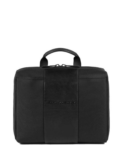 PIQUADRO BRIEF Beauty con gancio nero - Beauty Case