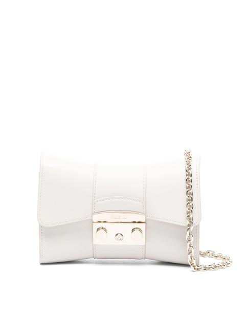 FURLA METROPOLIS REMIX Borsetta in pelle a tracolla marshmallow - Borse Donna