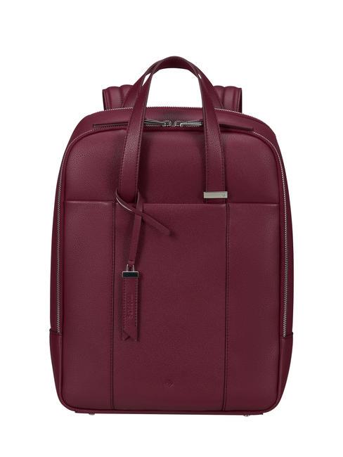 SAMSONITE BRIGHTBEYOND Zaino porta PC 14" GARNET RED - Borse Donna