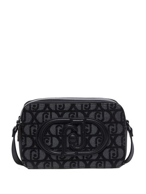 LIUJO RUBINO Mini Bag a tracolla jacquard nero - Borse Donna