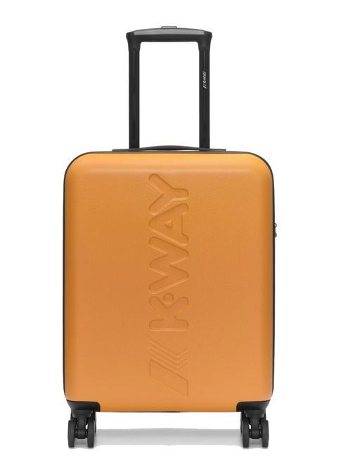 KWAY MAXILOGO Trolley bagaglio a mano yellow inca/blue md cobalt - Bagagli a mano