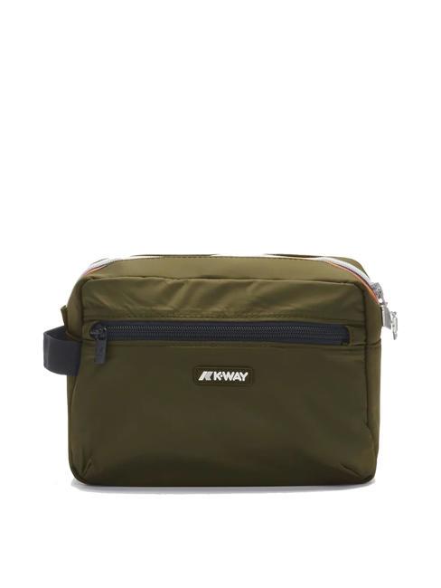 KWAY DEMU Beauty case in nylon green blackish - Beauty Case