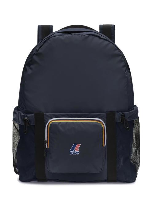 KWAY LE VRAI 3.0 MICHEL Zaino ripiegabile in nylon blue depth - Zaini Scuola & Tempo Libero