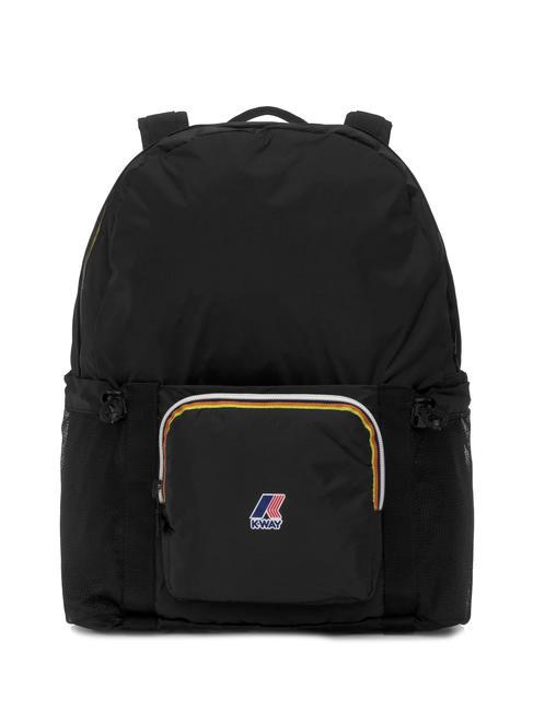 KWAY LE VRAI 3.0 MICHEL Zaino ripiegabile in nylon black pure - Zaini Scuola & Tempo Libero