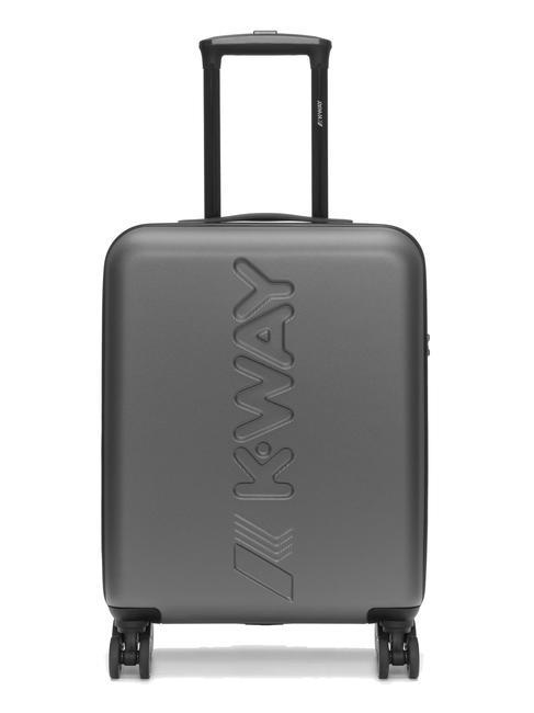 KWAY MAXILOGO Trolley bagaglio a mano metallic grey - Bagagli a mano