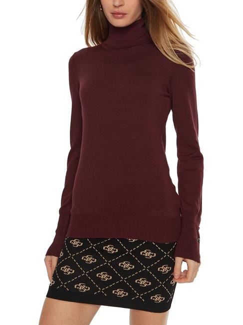 GUESS PAULE Maglione dolcevita red noir - Maglie Donna