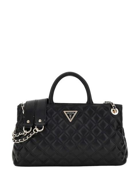 GUESS GIULLY Borsa trapuntata doppi manici NERO - Borse Donna