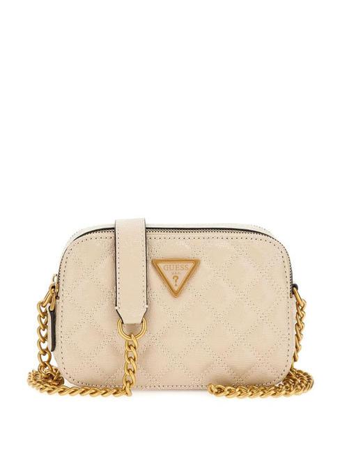 GUESS GIULLY Borsa camera case st lucertola almond - Borse Donna