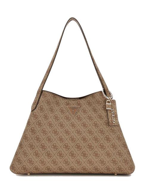 GUESS SORA Borsa a spalla LATTE LOGO - Borse Donna