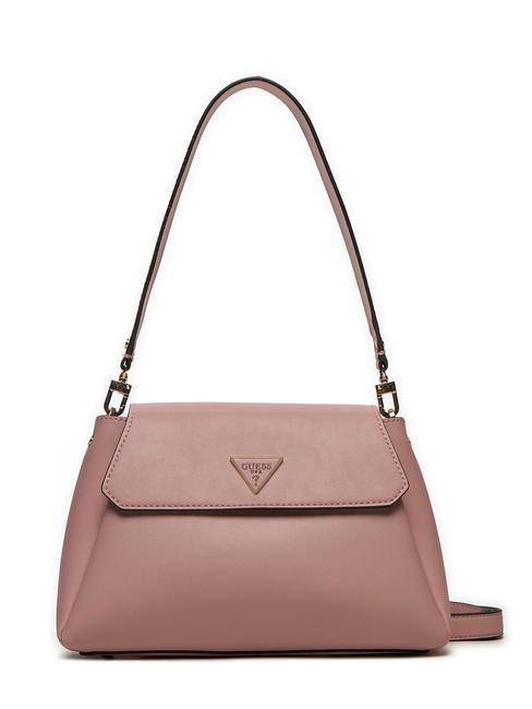 GUESS SORA Borsa a spalla con flap e tracolla mauve - Borse Donna