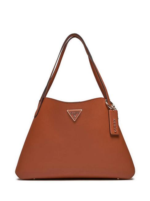 GUESS SORA Borsa a spalla COGNAC - Borse Donna