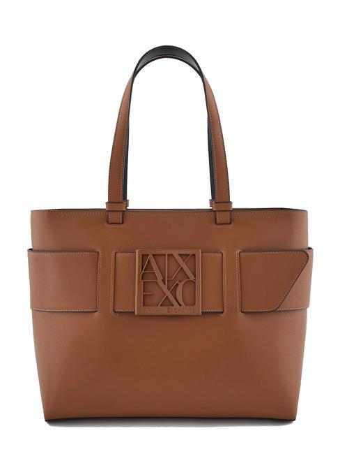 ARMANI EXCHANGE A|X BUCKLE Borsa shopper a spalla whisky - Borse Donna