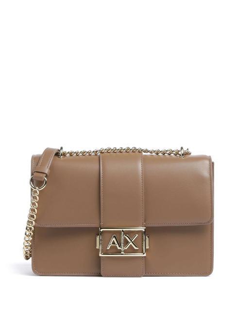 ARMANI EXCHANGE A|X BUCKLE Borsa media a tracolla dark pisco - Borse Donna