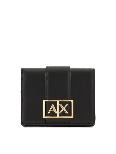 ARMANI EXCHANGE A|X BUCKLE Portafoglio mini Nero - Portafogli Donna