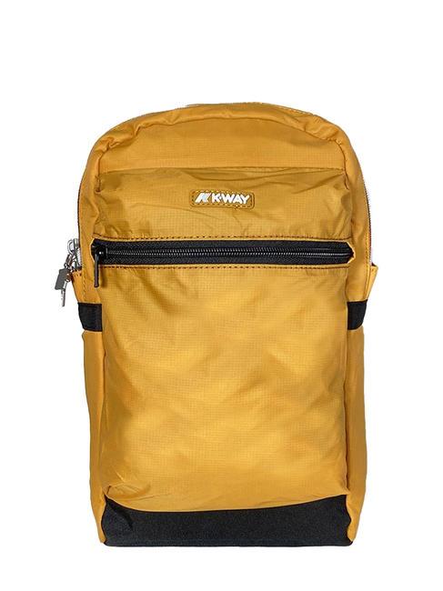 KWAY LAON Zaino piccolo in nylon yellow inca - Zaini Scuola & Tempo Libero