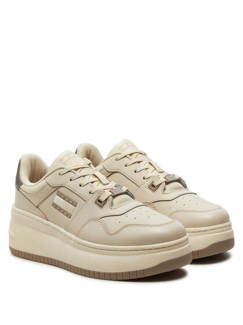 TOMMY HILFIGER TOMMY JEANS RETRO BASKET  Sneakers alte newsprint - Scarpe Donna