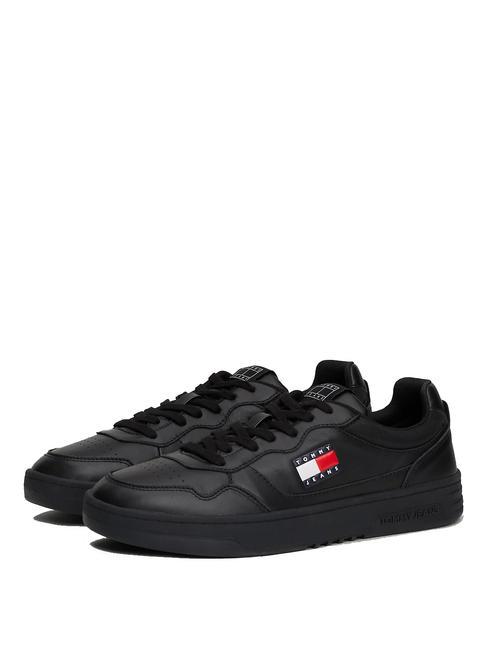 TOMMY HILFIGER TOMMY JEANS Cupsole Sneakers in pelle NERO - Scarpe Uomo