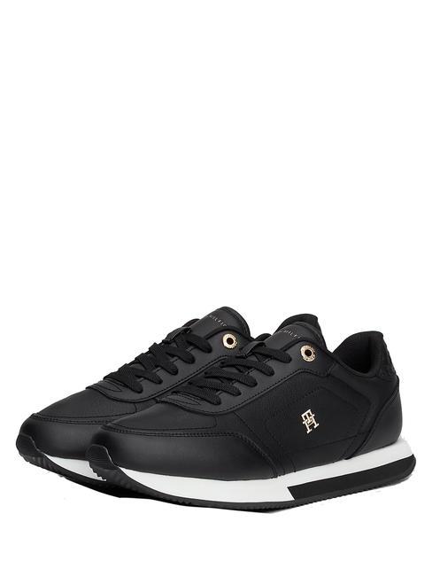 TOMMY HILFIGER ELEVATED ESSENTIAL RUNNER Sneakers NERO - Scarpe Donna