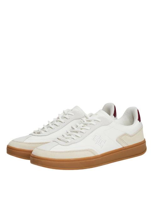 TOMMY HILFIGER HERITAGE COURT Sneakers in pelle  Classic Beige - Scarpe Donna