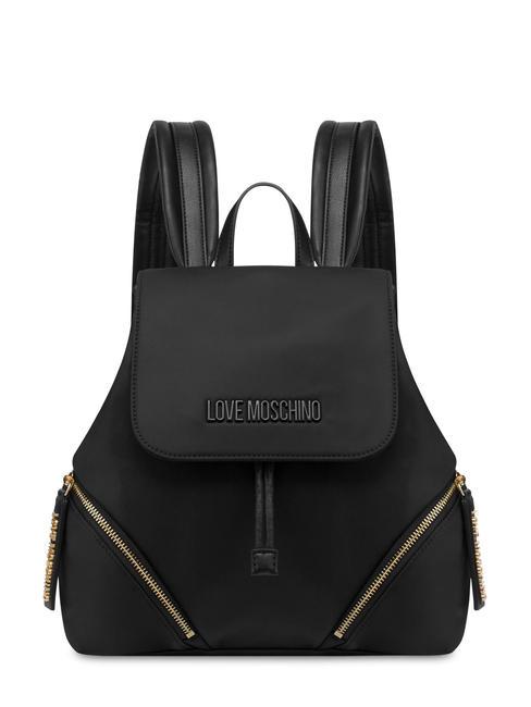 LOVE MOSCHINO EASY GO Zaino nylon Nero - Borse Donna