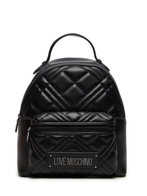 LOVE MOSCHINO QUILTED Zaino trapuntato Nero - Borse Donna