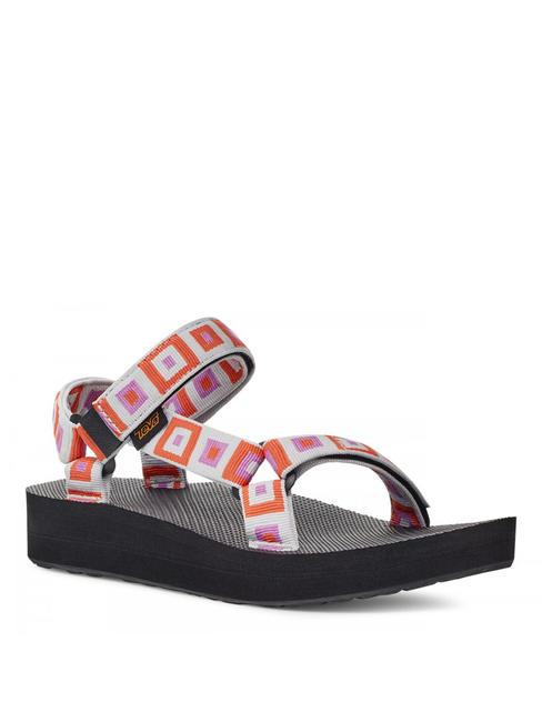 TEVA MIDFORM UNIVERSAL  Sandalo  retro squares explore - Scarpe Donna