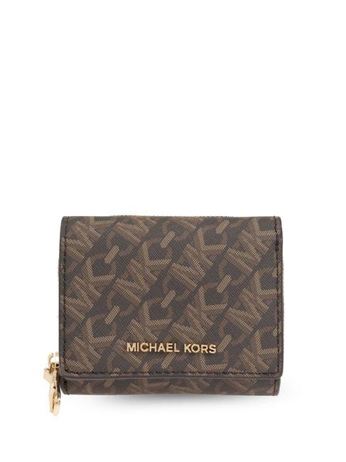 MICHAEL KORS EMPIRE SIGNATURE  Portafoglio brn/luggage - Portafogli Donna