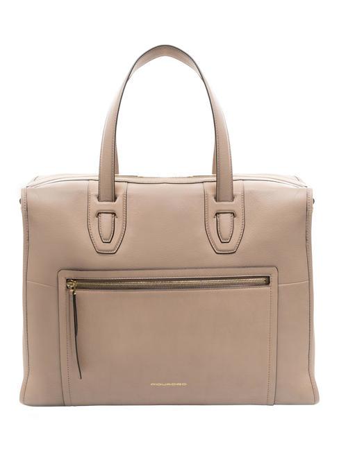 PIQUADRO W104 Borsa in pelle BEIGE - Borse Donna