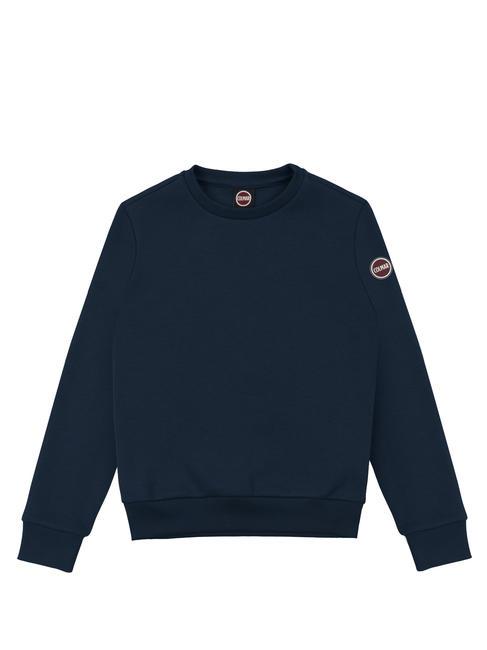 COLMAR MODISH KIDS Felpa a girocollo tinta unita navy blue - Felpe Bambini