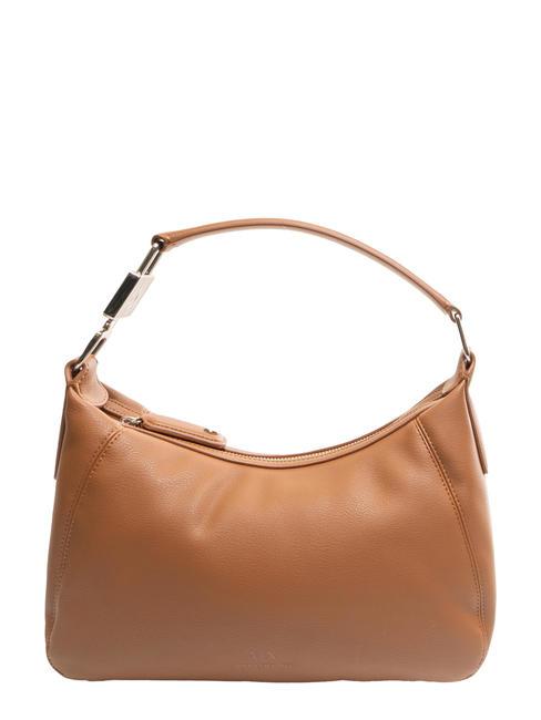 ARMANI EXCHANGE A|X Borsa hobo media con tracolla whisky - Borse Donna