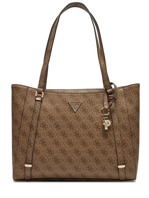 GUESS ECO ERICA Borsa tote a spalla LATTE LOGO - Borse Donna