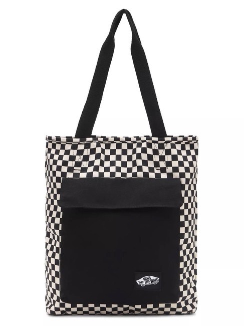 VANS DOUBLE TAKE Borsa a spalla con tasca black/white - Borse Donna