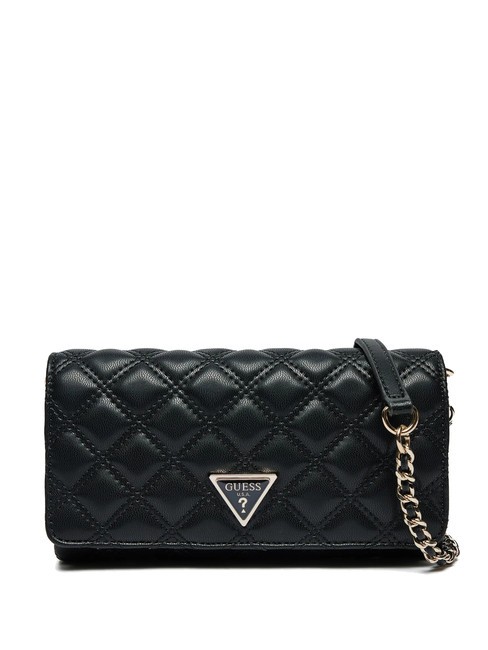 GUESS GIULLY Quilted Mini Bag a tracolla NERO - Borse Donna