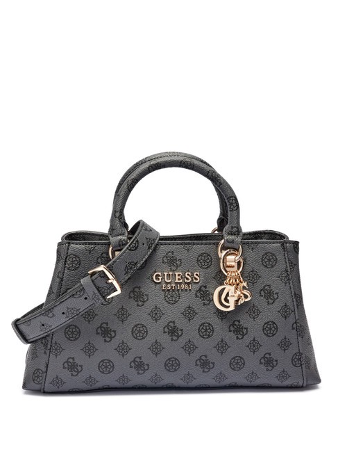 GUESS EVELUNE Logo Borsa a mano, con tracolla charcoal logo - Borse Donna